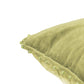 Pier 1 Green Velvet Lumbar Pillow