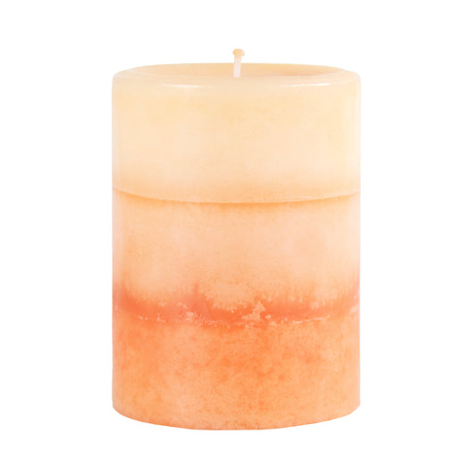 Pier 1 Ginger Peach® 3x4 Layered Pillar Candle