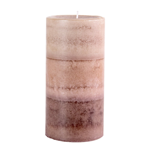 Pier 1 Cuban Vanilla 3x6 Layered Pillar Candle